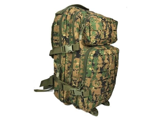 Outdoor Antiwear Molle Hiking Backpack , Polyester Military Camping Backpack