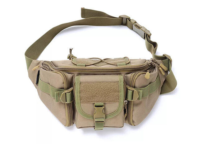 900D Nylon Hiking Camping Bags Multifunctional Tearproof For Waist
