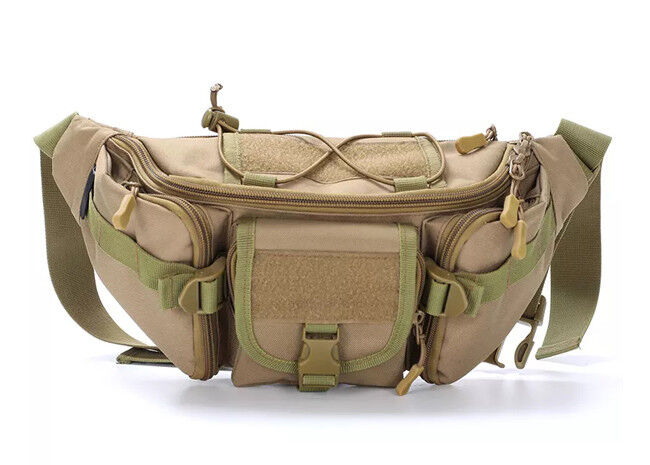 900D Nylon Hiking Camping Bags Multifunctional Tearproof For Waist