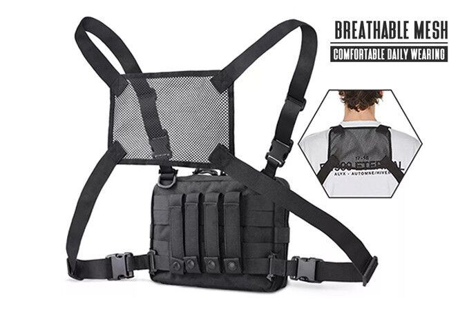 10L Mesh Waist Hiking Camping Bags Moistureproof Multifunctional