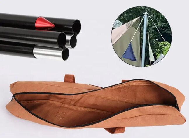 Canvas Outdoor Tent Tarp Pole Camping Storage Bag Custom Durable
